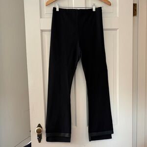Elegant Black Cropped Trousers